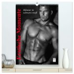 Erotische Momente. Männer in schwarz-weiß (hochwertiger Premium Wandkalender 2026 DIN A2 hoch), Kunstdruck in Hochglanz