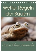 Wetter-Regeln der Bauern (Tischkalender 2026 DIN A5 hoch), CALVENDO Monatskalender