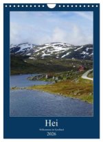 Hei - Willkommen im Fjordland (Wandkalender 2026 DIN A4 hoch), CALVENDO Monatskalender
