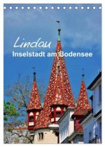 Lindau - Inselstadt am Bodensee (Tischkalender 2026 DIN A5 hoch), CALVENDO Monatskalender