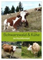 Schwarzwald und Kühe im Hochformat (Wandkalender 2026 DIN A2 hoch), CALVENDO Monatskalender