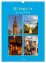 Kitzingen im Hochformat (Wandkalender 2026 DIN A3 hoch), CALVENDO Monatskalender
