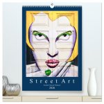 Street Art - Funchals Türen der Phantasie (hochwertiger Premium Wandkalender 2026 DIN A2 hoch), Kunstdruck in Hochglanz