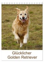 Glücklicher Golden Retriever (Tischkalender 2026 DIN A5 hoch), CALVENDO Monatskalender