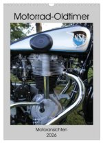Motorrad Oldtimer - Motoransichten (Wandkalender 2026 DIN A3 hoch), CALVENDO Monatskalender