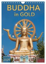 BUDDHA in GOLD (Wandkalender 2026 DIN A4 hoch), CALVENDO Monatskalender