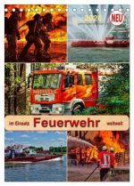 Feuerwehr - im Einsatz weltweit (Tischkalender 2026 DIN A5 hoch), CALVENDO Monatskalender
