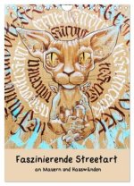 Faszinierende Streetart an Mauern und Hauswänden (Wandkalender 2026 DIN A4 hoch), CALVENDO Monatskalender