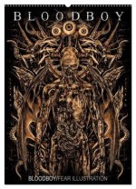 BLOODBOY/FEAR ILLUSTRATION (Wandkalender 2026 DIN A2 hoch), CALVENDO Monatskalender