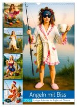 Angeln mit Biss - Lustiger Kalender für Angler mit Charme (Wandkalender 2026 DIN A3 hoch), CALVENDO Monatskalender