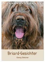 Briard-Gesichter (Tischkalender 2026 DIN A5 hoch), CALVENDO Monatskalender