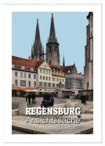 Regensburg - Ansichtssache (Wandkalender 2026 DIN A2 hoch), CALVENDO Monatskalender