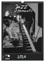 Jazz Moments (Wandkalender 2026 DIN A3 hoch), CALVENDO Monatskalender