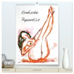 Erotische Aquarelle (hochwertiger Premium Wandkalender 2026 DIN A2 hoch), Kunstdruck in Hochglanz