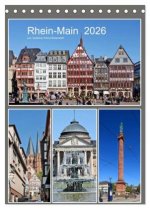 Rhein-Main 2026 vom Taxifahrer Petrus Bodenstaff (Tischkalender 2026 DIN A5 hoch), CALVENDO Monatskalender