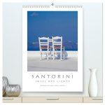 SANTORINI - INSEL DES LICHTS (hochwertiger Premium Wandkalender 2026 DIN A2 hoch), Kunstdruck in Hochglanz
