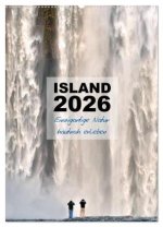 Island 2026 - Einzigartige Natur hautnah erleben (Wandkalender 2026 DIN A2 hoch), CALVENDO Monatskalender