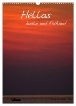 Hellas Inseln und Festland (Wandkalender 2026 DIN A3 hoch), CALVENDO Monatskalender