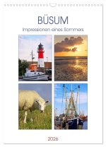 Büsum - Impressionen eines Sommers (Wandkalender 2026 DIN A3 hoch), CALVENDO Monatskalender