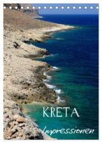 Kreta Impressionen (Tischkalender 2026 DIN A5 hoch), CALVENDO Monatskalender