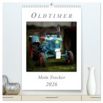 Oldtimer - mein Trecker (hochwertiger Premium Wandkalender 2026 DIN A2 hoch), Kunstdruck in Hochglanz