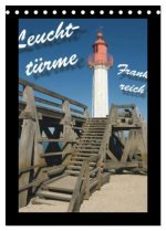 Leuchttürme Frankreich (Tischkalender 2026 DIN A5 hoch), CALVENDO Monatskalender