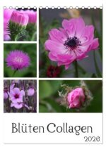 Blüten Collagen (Tischkalender 2026 DIN A5 hoch), CALVENDO Monatskalender