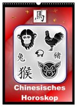 Chinesisches Horoskop (Wandkalender 2026 DIN A3 hoch), CALVENDO Monatskalender