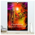 Leuchttürme Kalender der besonderen Art (hochwertiger Premium Wandkalender 2026 DIN A2 hoch), Kunstdruck in Hochglanz