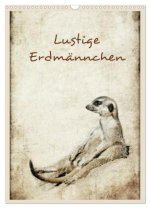 Lustige Erdmännchen (Wandkalender 2026 DIN A3 hoch), CALVENDO Monatskalender