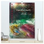 Encaustic-Malerei Kunstkalender 2026 (hochwertiger Premium Wandkalender 2026 DIN A2 hoch), Kunstdruck in Hochglanz
