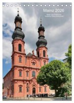 Mainz 2026 Bilder vom Frankfurter Taxifahrer Petrus Bodenstaff (Tischkalender 2026 DIN A5 hoch), CALVENDO Monatskalender