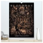 BLOODBOY/ HORROR ILLUSTRATION V1 (hochwertiger Premium Wandkalender 2026 DIN A2 hoch), Kunstdruck in Hochglanz