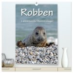 Robben (hochwertiger Premium Wandkalender 2026 DIN A2 hoch), Kunstdruck in Hochglanz