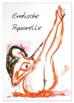 Erotische Aquarelle (Wandkalender 2026 DIN A2 hoch), CALVENDO Monatskalender