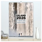Island 2026 - Einzigartige Natur hautnah erleben (hochwertiger Premium Wandkalender 2026 DIN A2 hoch), Kunstdruck in Hochglanz