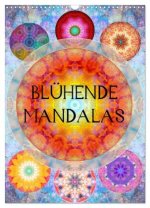 Blühende Mandalas (Wandkalender 2026 DIN A3 hoch), CALVENDO Monatskalender