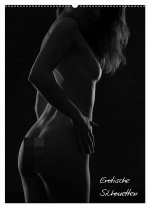 Erotische Silhouetten / CH-Version (Wandkalender 2026 DIN A2 hoch), CALVENDO Monatskalender