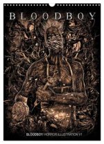 BLOODBOY/ HORROR ILLUSTRATION V1 (Wandkalender 2026 DIN A3 hoch), CALVENDO Monatskalender