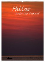 Hellas Inseln und Festland (Wandkalender 2026 DIN A2 hoch), CALVENDO Monatskalender