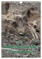 Der wildschweinische Terminplaner (Wandkalender 2026 DIN A4 hoch), CALVENDO Monatskalender