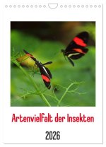 Artenvielfalt der Insekten (Wandkalender 2026 DIN A4 hoch), CALVENDO Monatskalender