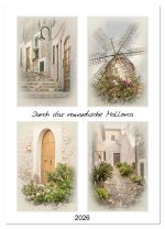 Durch das romantische Mallorca (Wandkalender 2026 DIN A2 hoch), CALVENDO Monatskalender