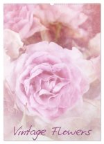 Vintage Flowers (Wandkalender 2026 DIN A2 hoch), CALVENDO Monatskalender