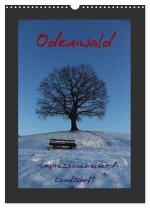 Odenwald - Impressionen einer Landschaft (Wandkalender 2026 DIN A3 hoch), CALVENDO Monatskalender