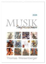 MUSIK Impressionen (Wandkalender 2026 DIN A2 hoch), CALVENDO Monatskalender