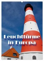 Leuchttürme in Europa (Wandkalender 2026 DIN A2 hoch), CALVENDO Monatskalender
