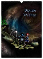 Digitale Welten (Wandkalender 2026 DIN A3 hoch), CALVENDO Monatskalender
