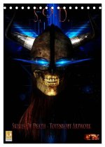 S.O.D. - Skulls Of Death Vol. I - Totenkopf Artworks (Tischkalender 2026 DIN A5 hoch), CALVENDO Monatskalender