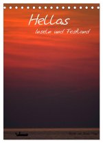 Hellas Inseln und Festland (Tischkalender 2026 DIN A5 hoch), CALVENDO Monatskalender